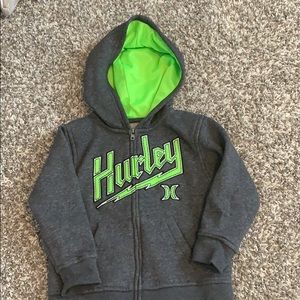Hurley zip up hoodie